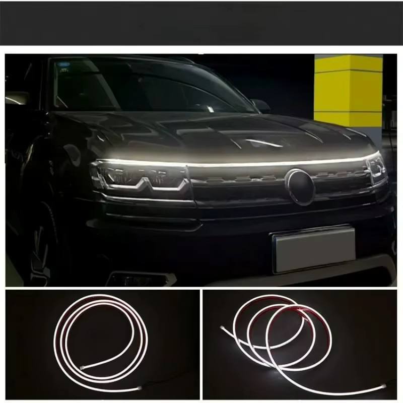 Flexible Neon Flex LED Lichtleiste für Auto-Scheinwerfer und Tagfahrlicht in Silikon-Ausführung für einen sportlichen Scan-Start-Effekt - Bild 4