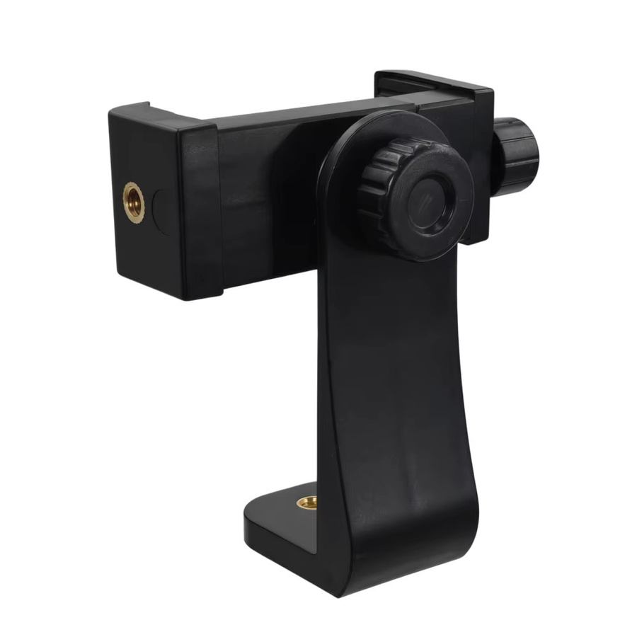 AKwing Universelle 360-Grad Stativhalterung für Smartphones in Schwarz mit 1/4-Zoll-Gewinde für iPhone und Samsung - Bild 4