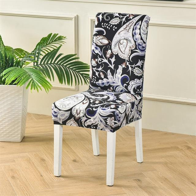Housmife Spandex-Stuhlbezug in Multicolour, elastischer Universal-Sitzbezug für Esszimmerstühle und Party-Möbel - Bild 1