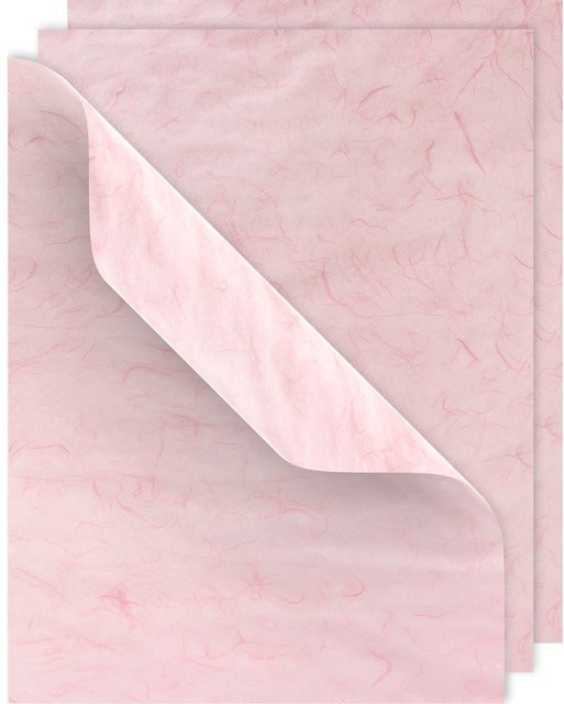 VBS Strohseide in Rosa/Pink, 3 Bögen, B: 50 cm, H: 70 cm - Bild 1
