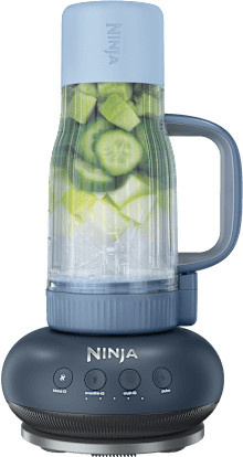 Ninja BlendBoss Standmixer mit To-Go-Becher in Black und Blue von SharkNinja mit 1100 Watt und Pulse-Funktion - Bild 1
