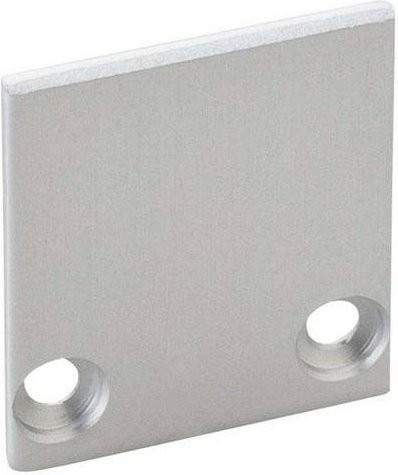 Barthelme Endkappen-Set aus Aluminium in Silber - Bild 1