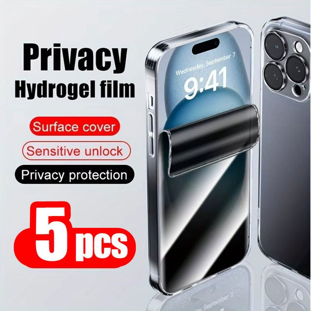 Anti-Spy Hydrogel Privatsphäre Displayschutzfolie für Samsung Galaxy A56 5G A55 5G A54 A16 5G A15 A36 5G A05 A35 A26 A06 A24 A25 - Bild 1