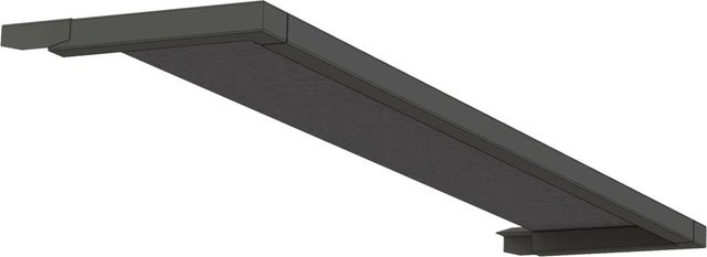 Siena Garden Dacherweiterung Schattenmanufaktur aus Aluminium und Ranotex Gewebe in Anthrazit, B: 60 cm, L: 315 cm - Bild 1