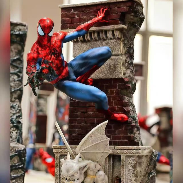 Bandai Marvel Spider-Man Actionfigur, PVC-Statue, 29 cm - Bild 1