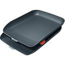 Leitz Briefkorb Cosy Briefablage 2er Set grau für A4-Dokumente aus Kunststoff B/T/H: 40,7 x 27,4 x 8,1 cm - Bild 2