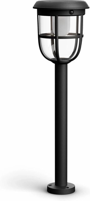 Philips Radii Solar-Außenstandleuchte mit Bewegungsmelder und LED in Schwarz, Warmweiß 3.000 K - Bild 1