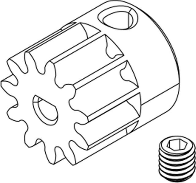 HOSHITECH Motor-Ausgangsgetriebe N517B-M06117 - Bild 1