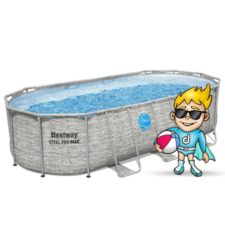 Bestway Rahmen Gartenpool 12 in 1 H x B x T: 122 x 549 x 274 cm Modell 56716N
