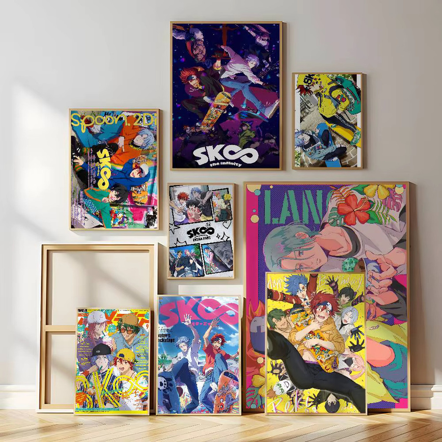 Anime SK8 die Unendlichkeit Wandbild Selbstklebender Wasserdichter Poster Aufkleber in Mehrfarbig - Bild 2