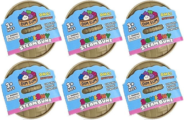 Bunte Mini Glitzer Knödel Squishy, Knetspielzeug, ab 14 Jahren - Bild 1