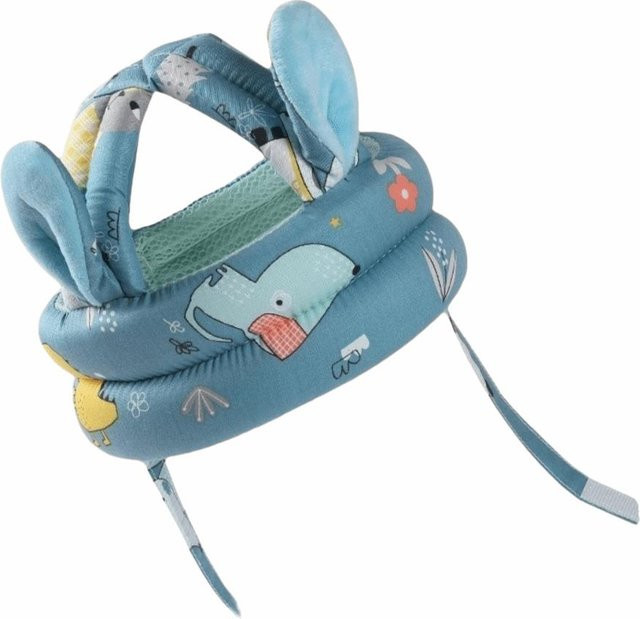Binchi Outdoor Equipment Verstellbarer Babyschutzhelm Atmungsaktiv und Stoßdämpfend in Blau - Bild 1