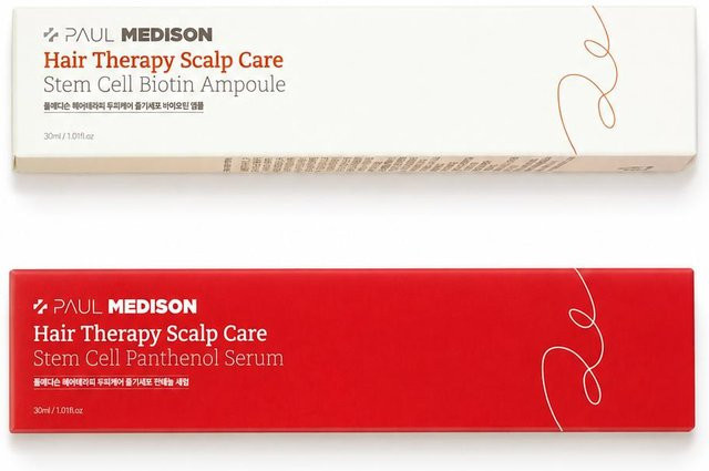 Paul Medison Haar- & Kopfhautpflege-Set, Biotin-Ampulle & Panthenol-Serum, 60 ml - Bild 1