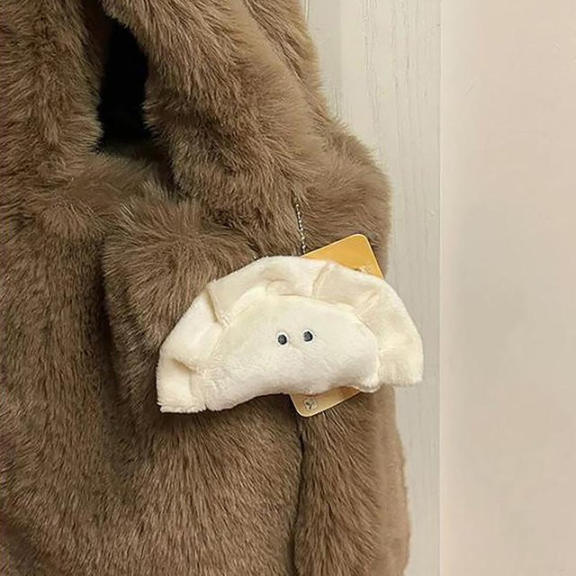 Schlüsselanhänger Plüsch, brown, Unisex - Bild 1