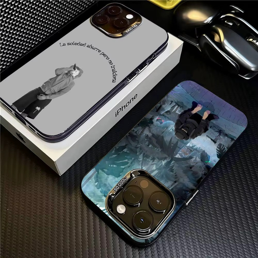 Rapper B-BENY JR Handyhülle für iPhone 11 bis 17 Pro Max, matt und stoßfest mit Anti-Fall Schutz Rückseite - Bild 3