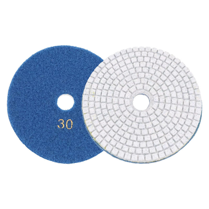 VIBRATITE Flexible Schleifpads 125 mm für Granit, Marmor und Beton in verschiedenen Körnungen, Mehrfarbig - Bild 2