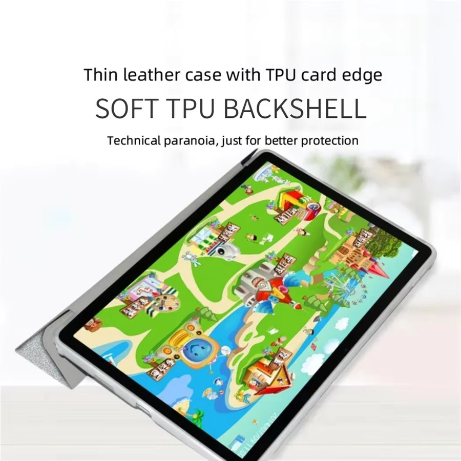 Smart Cover für Teclast P50Ai P50 2025 Tablet-Hülle in Blau mit klappbarem Ständer, PU-Leder und weicher TPU-Rückschale sowie Auto Sleep/Wake-up Funktion - Bild 3