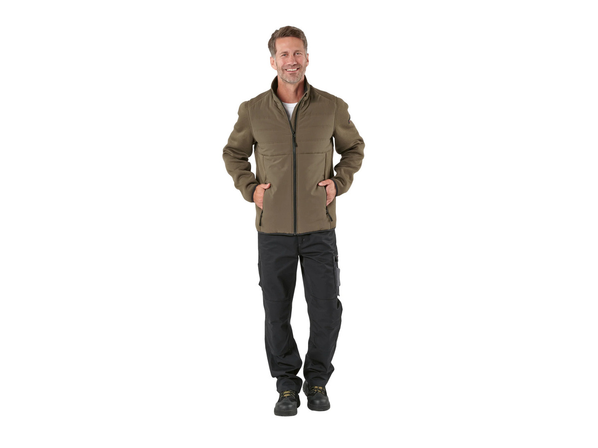 Parkside Herren Arbeitsjacke gefüttert in Beige, Größe L - Bild 2