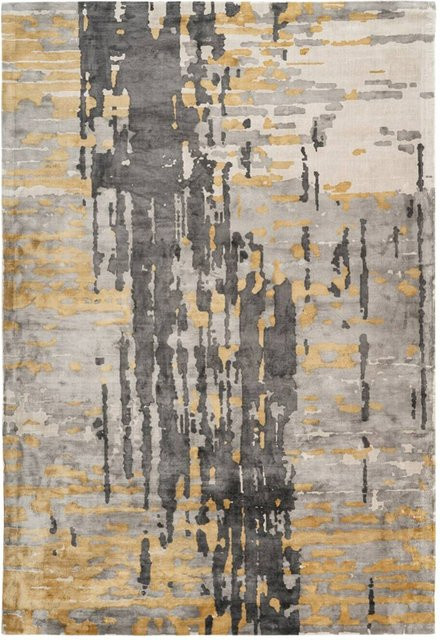 Padiro Kurzflorteppich Sinai 225 in Gold, Grau und Blau, B/H/L: 80 x 110 x 150 cm - Bild 1