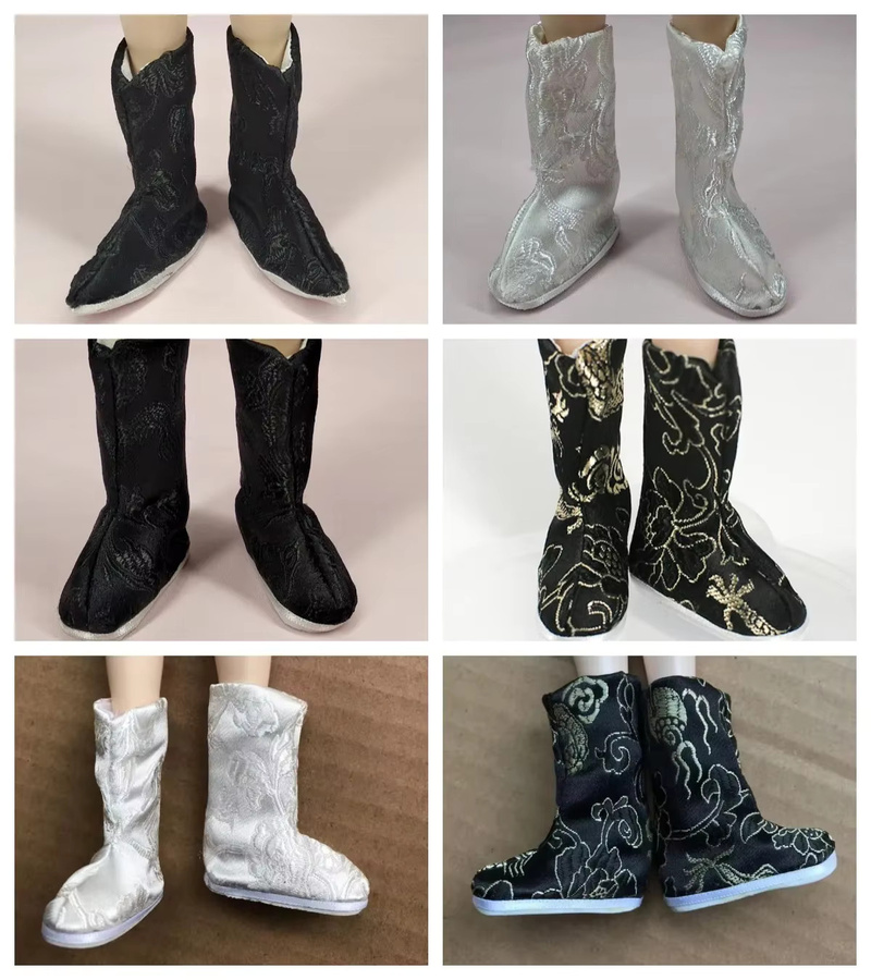 ROUND YUAN Männliche Puppe Stiefel, Chinesischen Klassischen Stil, Schwarz, Zubehör - Bild 4