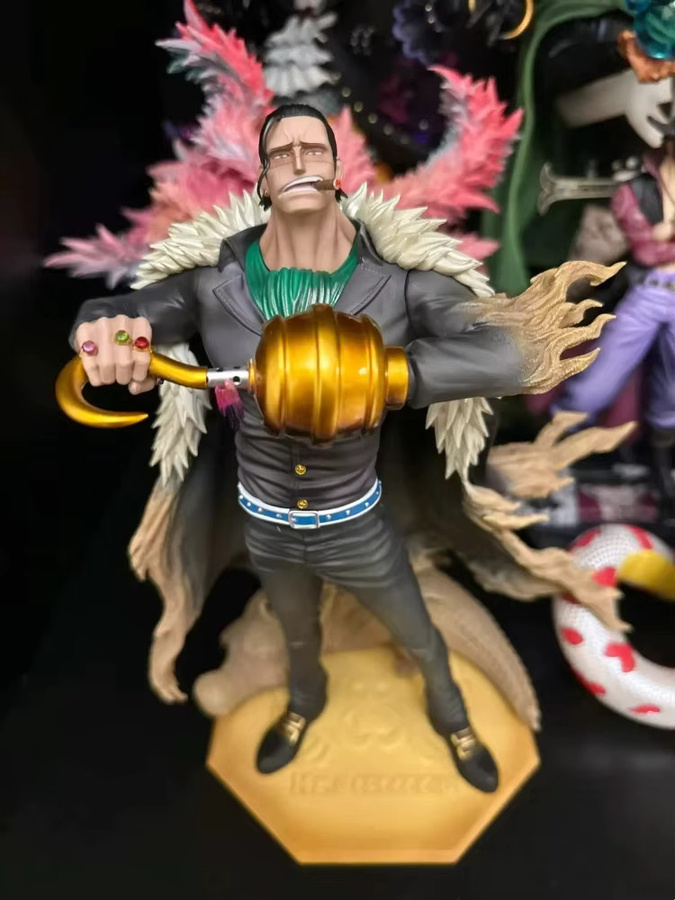 Bandai One Piece Sir Crocodile Actionfigur aus PVC in Multicolor, detaillierte Anime Statue mit Sockel, Höhe: 30 cm - Bild 3