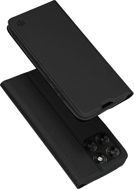Techsuit Magskin Book Schutzhülle für Motorola Moto G77 und G67 in Schwarz - Bild 1