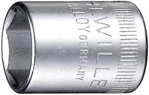 Stahlwille Steckschlüsseleinsatz 1/4 Zoll Sechskant SW 13mm Silber - Bild 1