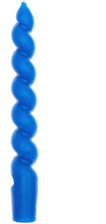 Rico Design Spiralkerze Kornblume B: 2,4 cm, H: 18,5 cm