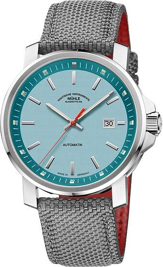 Mühle Glashütte Armbanduhr, Automatik, Edelstahl, Blau, 42,4 mm, Herren - Bild 1