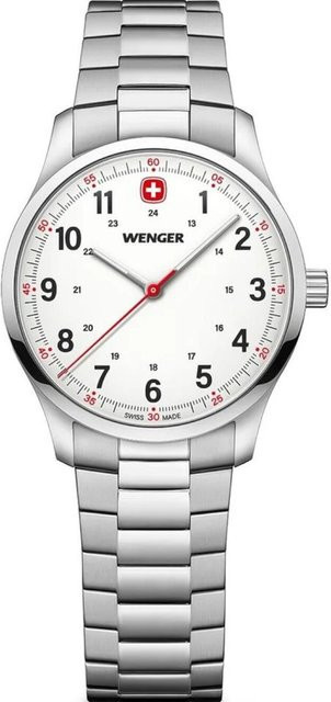 Wenger Damenuhr City Sport, Quarz, Edelstahl, 34 mm, 5 ATM - Bild 1