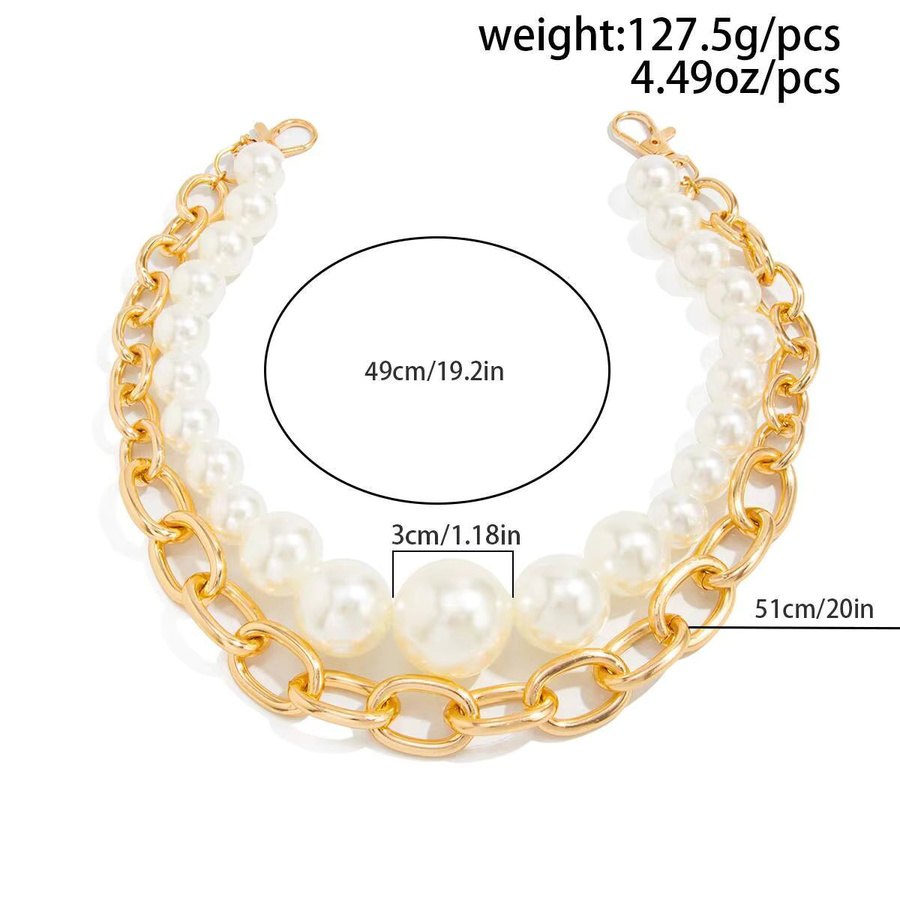 Salircon Hosenkette, Perle, Gold, Herren, Punk - Bild 4
