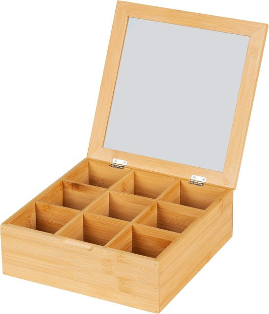 WENKO Kaffeebox und Teebox aus Bambus in Braun - Bild 1