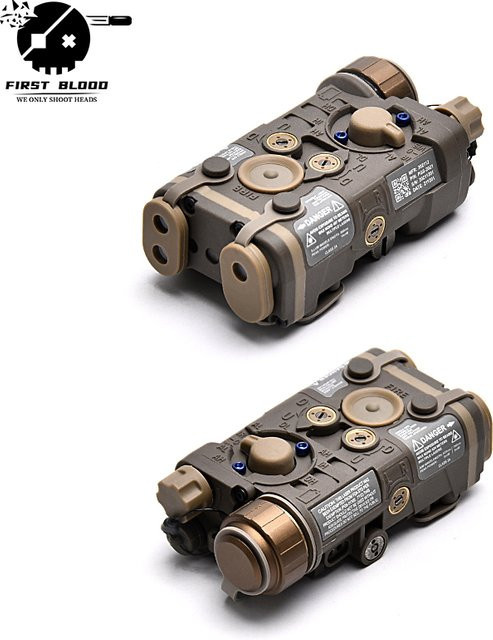 WADSN Taktisches NGAL Dummy Batteriegehäuse aus Nylon für 20mm Picatinny Rail AR Zubehör LA23 Stecker - Bild 1