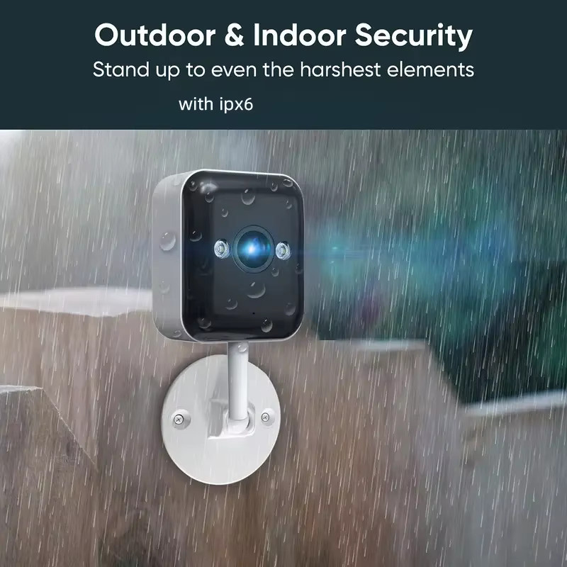 Cam720 Kabellose Heimkamera mit 5MP HD Auflösung, WLAN Innen-Videokamera mit Zwei-Wege-Audio und App-Steuerung als Babymonitor - Bild 2
