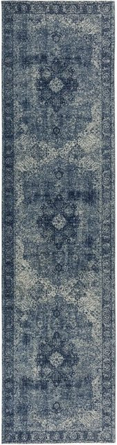 Flair Rugs Vintageteppich Antique in Blau, Rechteckig, B: 60 cm, L: 230 cm - Bild 1