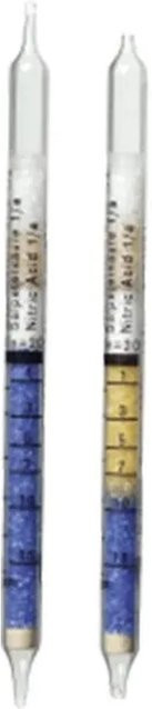 Dräger Röhrchen für Salzsäure und Salpetersäure 1/a in Blau und Gelb - Bild 1