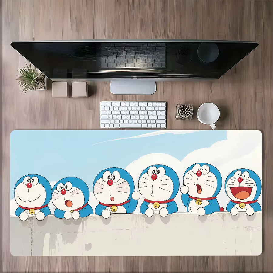 D-Doraemon Movie Nobita Earth Symphony Mauspad, rutschfest und verdickt, großes Gaming-Schreibpad für Büro und Studenten, Multicolour - Bild 4