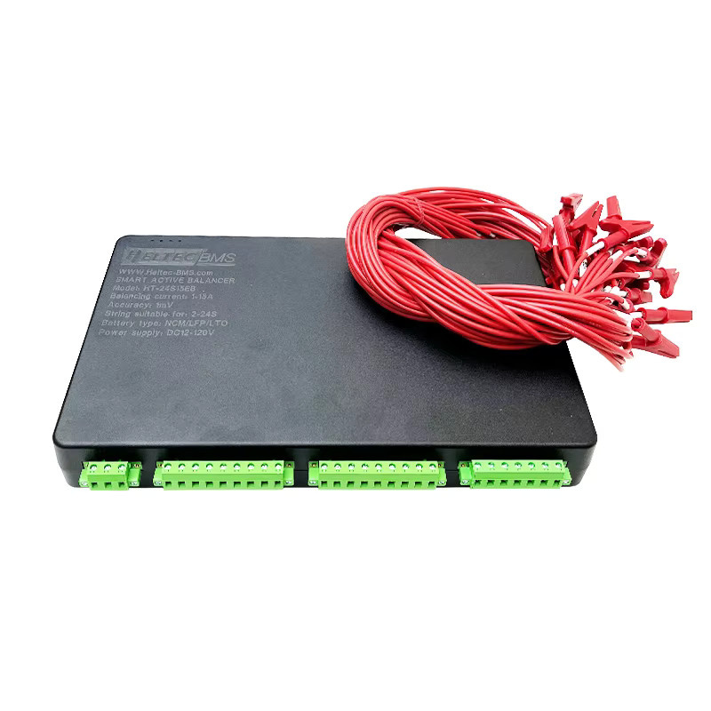 HeltecBMS Intelligenter Aktiver Balancer für 2S-24S Li-Ion und LiFePO4 Batteriezellen in Schwarz mit APP-Steuerung - Bild 3