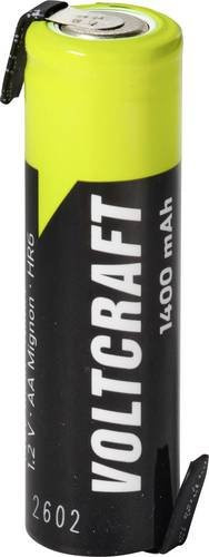 Voltcraft Mignon AA Akku NiMH 1.2V 1400 mAh mit Z-Lötfahne - Bild 1