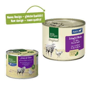 REAL NATURE Nassfutter Hund Adult Schaf und Huhn 6 x 200 g - Bild 2