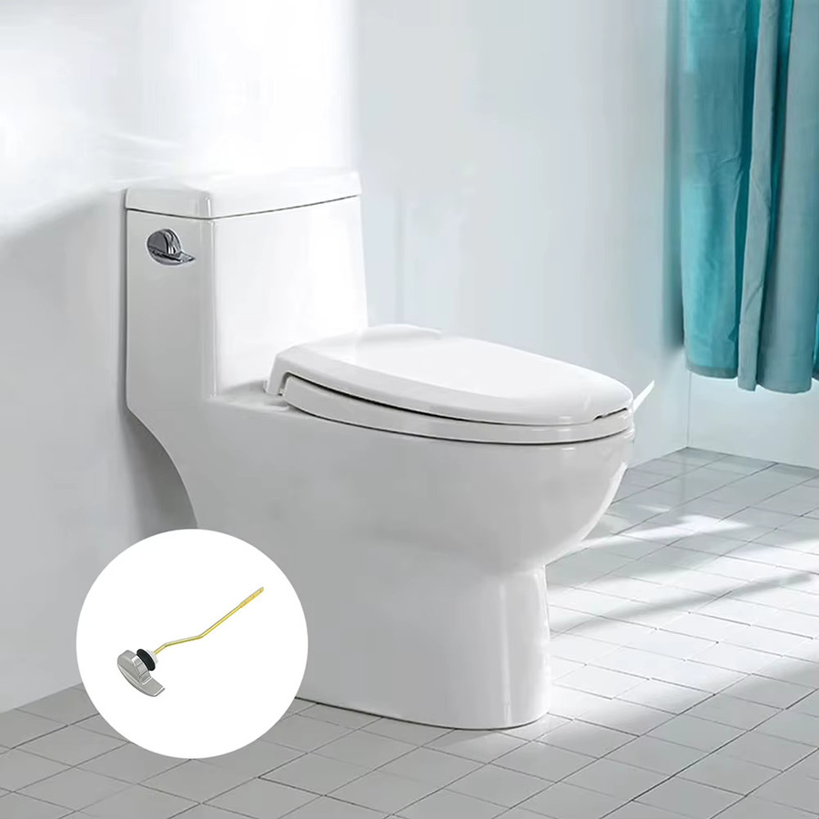 VIBRATITE Verstellbarer WC-Tank-Spülgriff in Chrom, passend für TOTO-Modelle mit quadratischen Montagelöchern - Bild 3