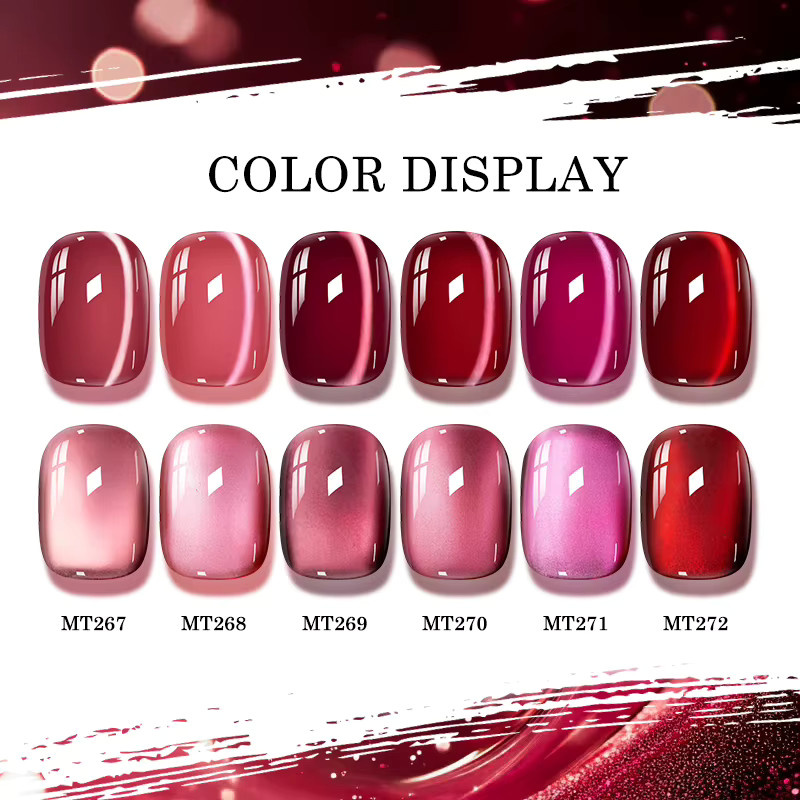 Mtssii Nagellack, rot, glänzend, 7 ml - Bild 5