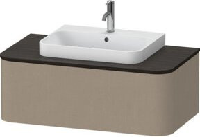 Duravit Waschtischunterschrank Happy D.2 Plus für Aufsatzbecken mit einer Auszug, Breite: 100 cm, Tiefe: 55 cm, Höhe: 35,4 cm - Bild 1