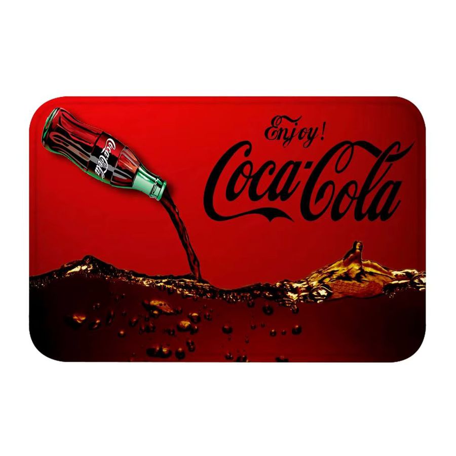 C-Cocas Rutschfeste Fußmatte für Eingang, Bad und Küche mit C-Cola Design - Bild 4
