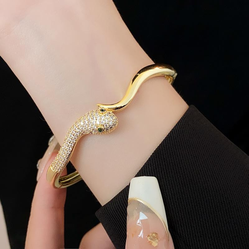 RUI RUI YU Armband, schlangenförmig, Zirkon, Damen - Bild 3