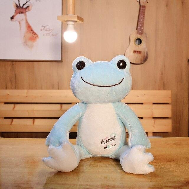Binchi Keji Travel Frosch-Plüschtier, blau, ab 12 Jahren - Bild 1