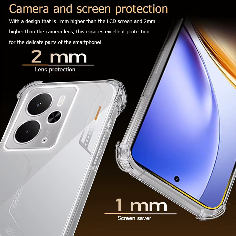 Transparente ultradünne Handyhülle für Realme 11 12 13 14 15 16 Pro Plus 14T Lite 11X 15T 12x weiche Rückabdeckung - Bild 2