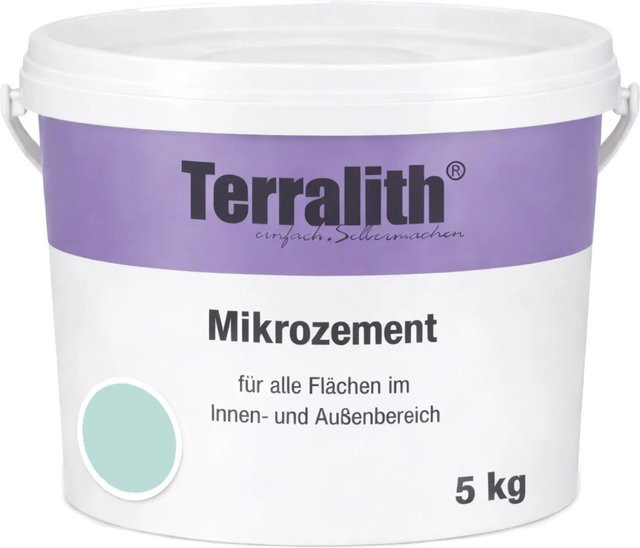 Terralith Mikrozement Fix & Fertig LFC0481 Blau 5kg für 3,5qm mit 0,2mm Körnung - Bild 1