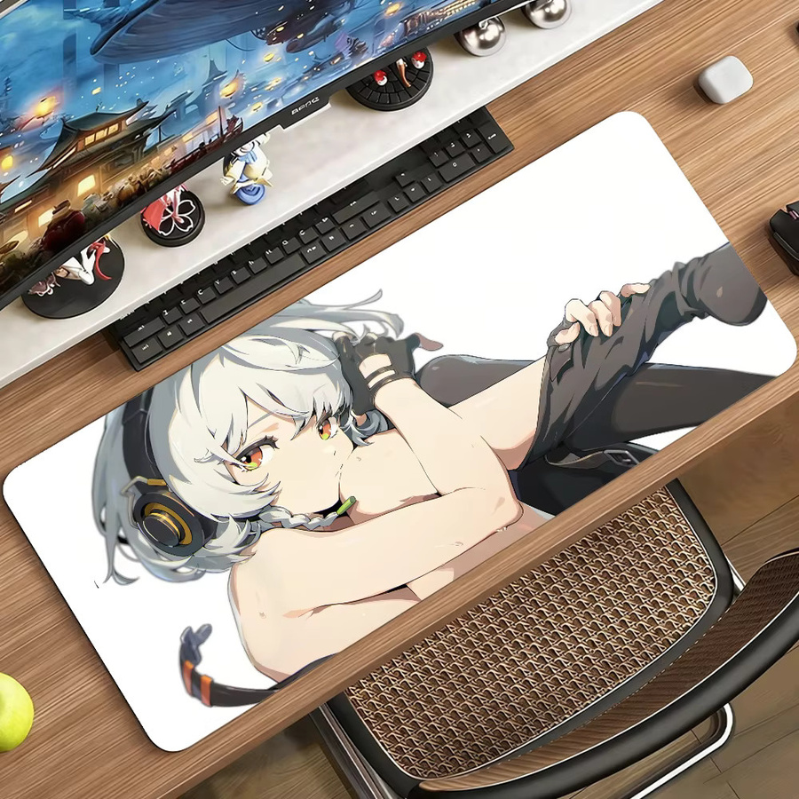 ZZZ Gaming Anby Demara Mauspad aus Gummi, rutschfeste Schreibtischunterlage für Gamer in Multicolour - Bild 3