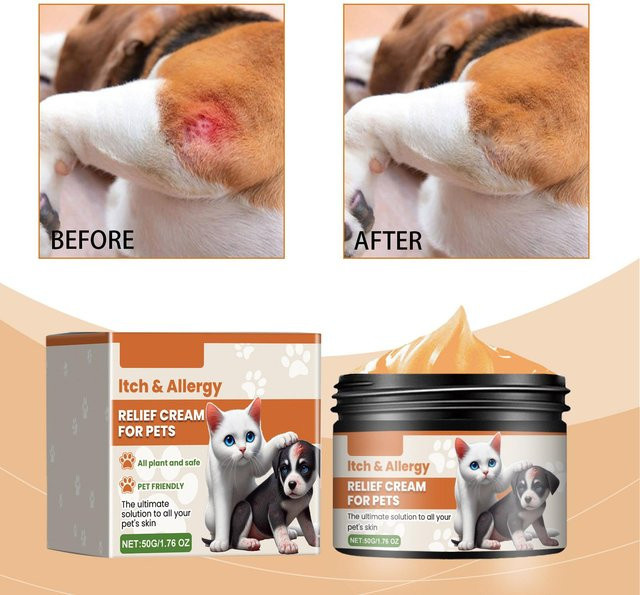 Niubiplus Pet Antiitch Antiallergische Creme, Beruhigende Recovery Pflege - Bild 1